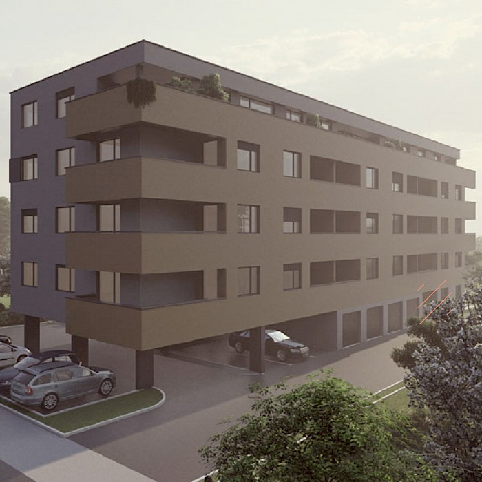 Dvosobni stan, Prizemlje - Prikaz stana u objektu